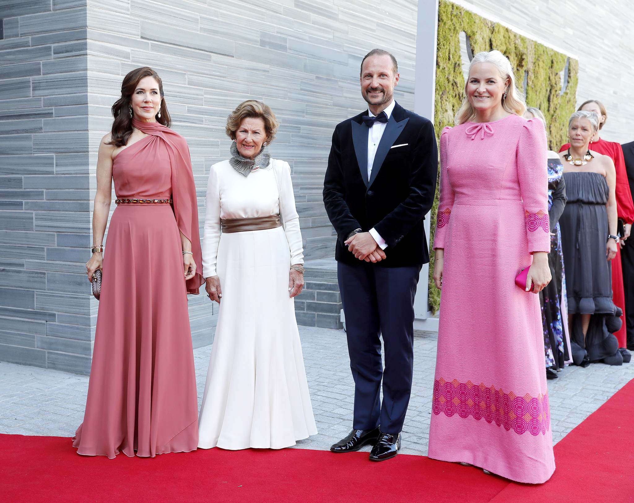 Mary of Denmark, Queen Sonia, Hakoon of Norway and his wife Mette-Marit.