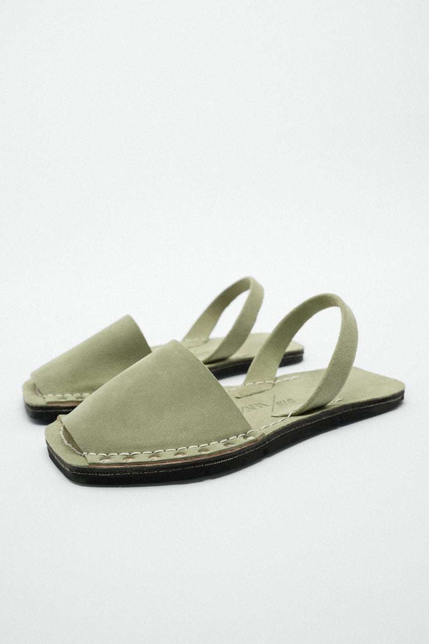 Sandalias menorquinas. Zara. (69,95 euros).