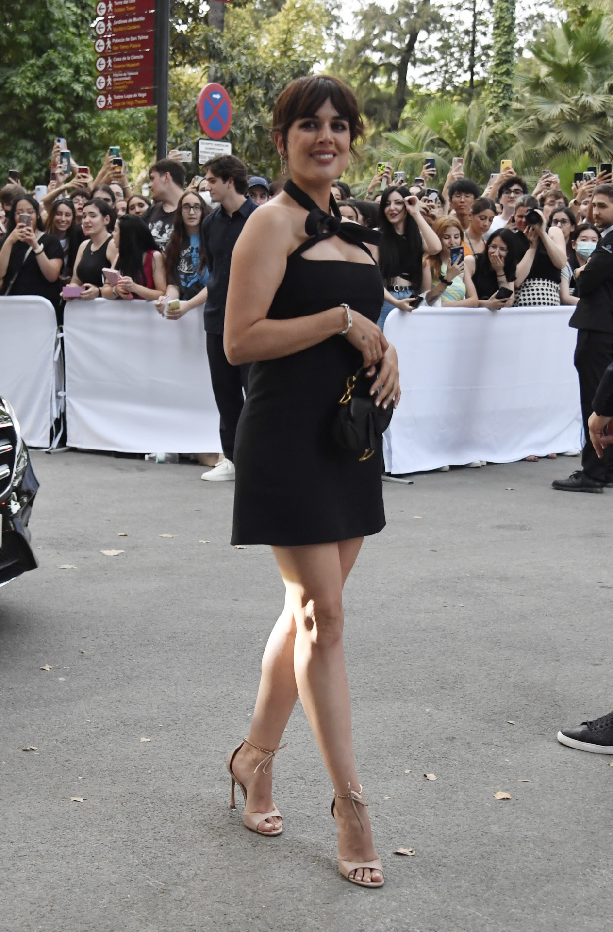 Adriana Ugarte en el desfile de Dior.