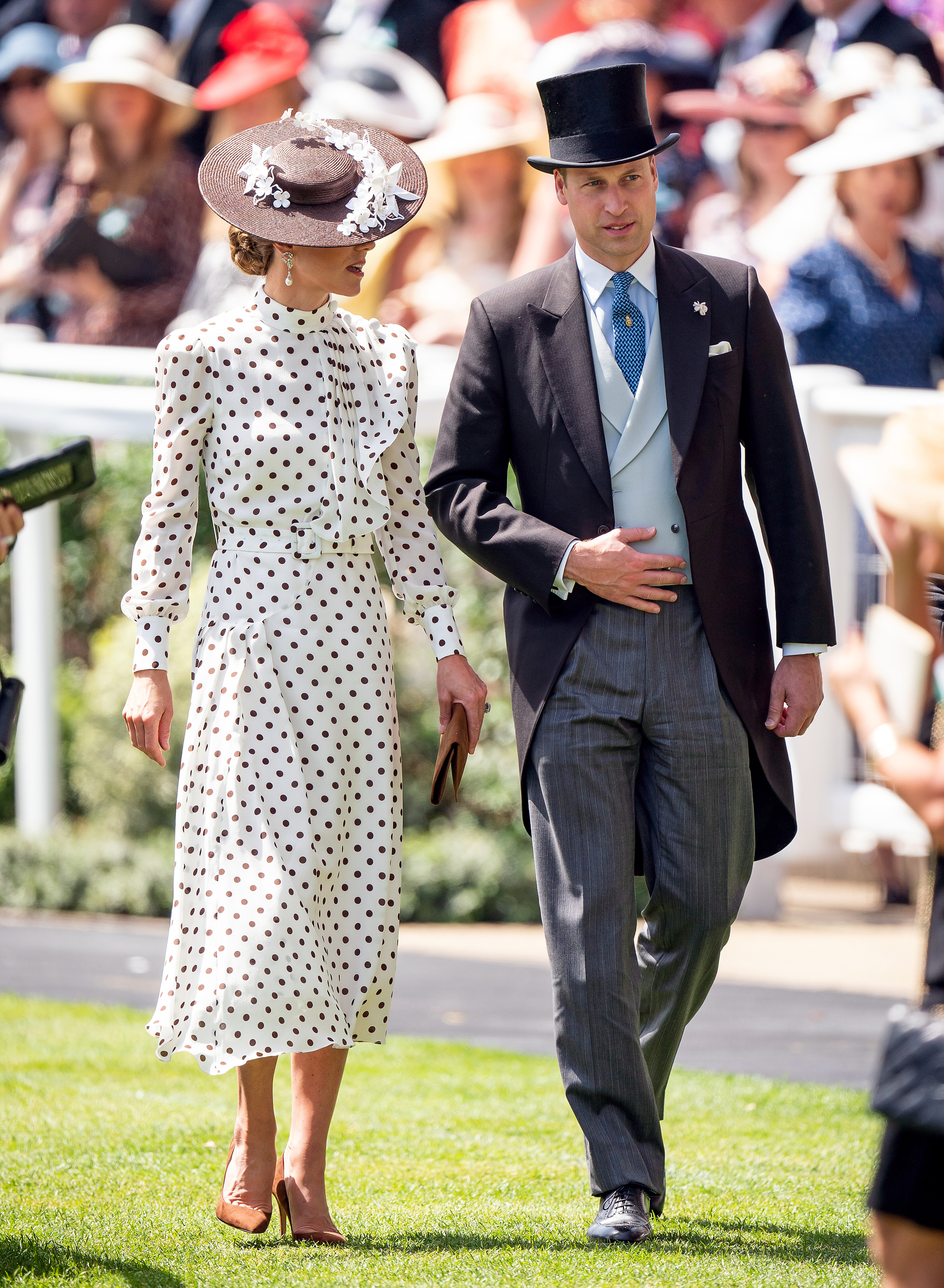 The Duke and Duchess of Cambridge at Ascot.