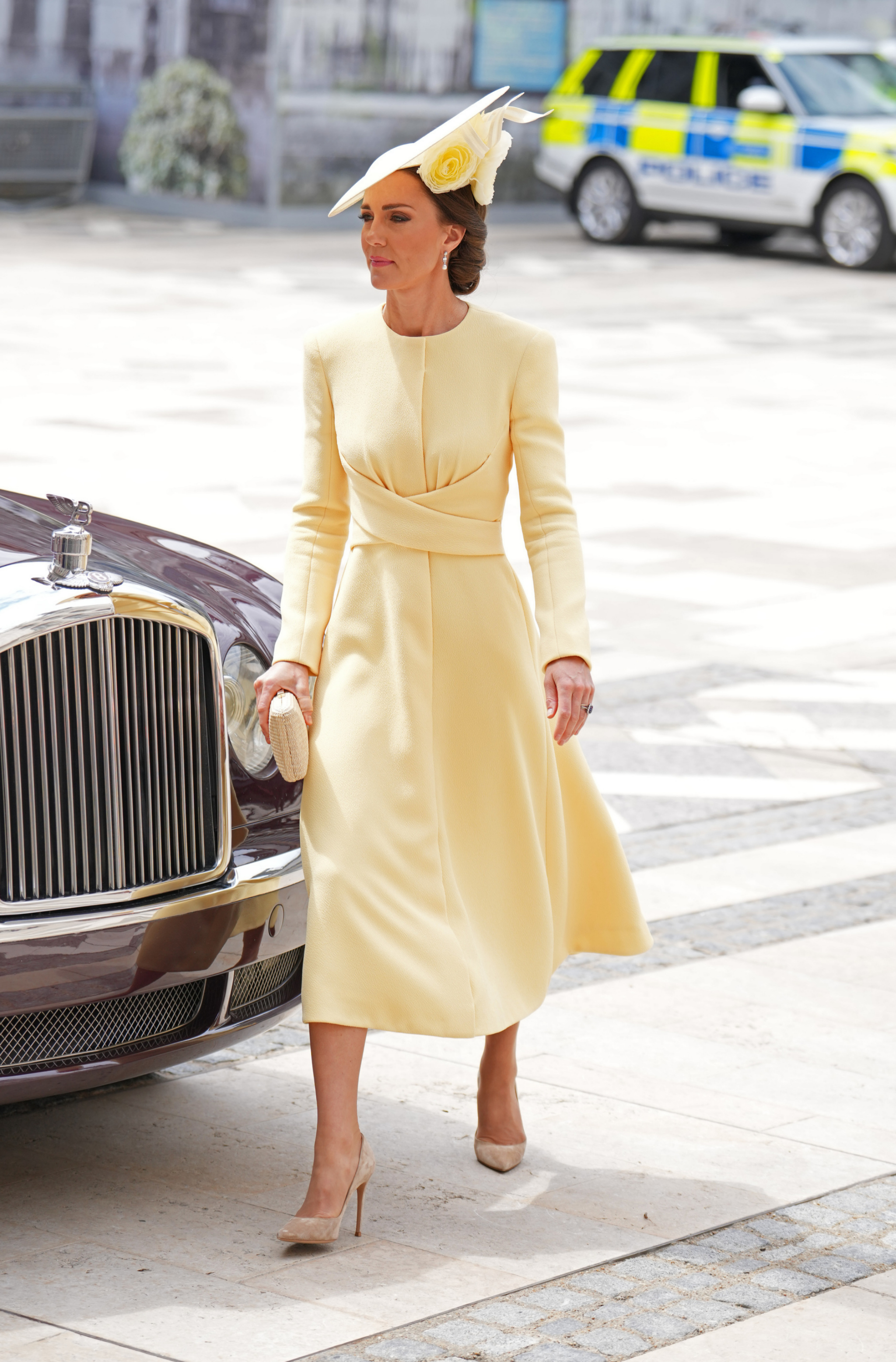 Kate Middleton con tacones nude