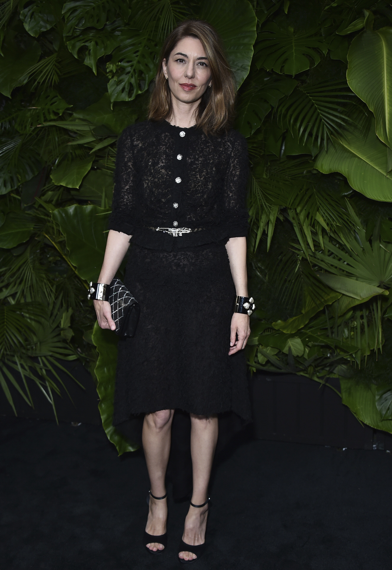 Sofia Coppola con un look de Chanel en la fiesta previa a los Oscar organizada por la firma.