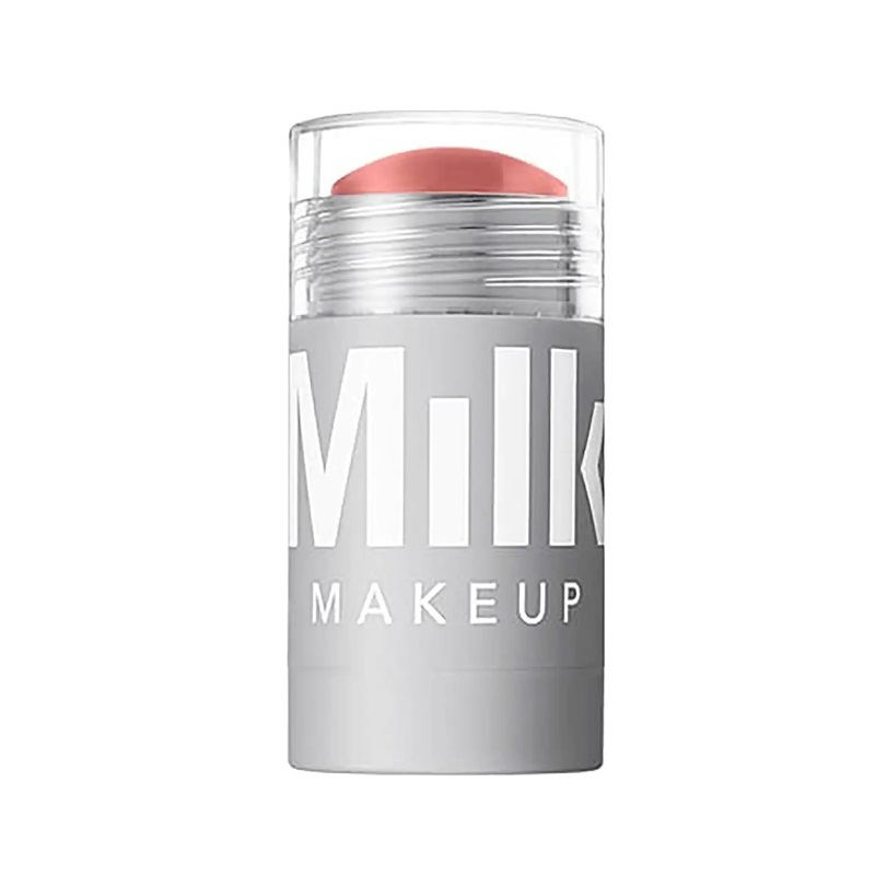 Barra de maquillaje para labios y mejillas en formato viaje disponible en seis colores diferentes.
