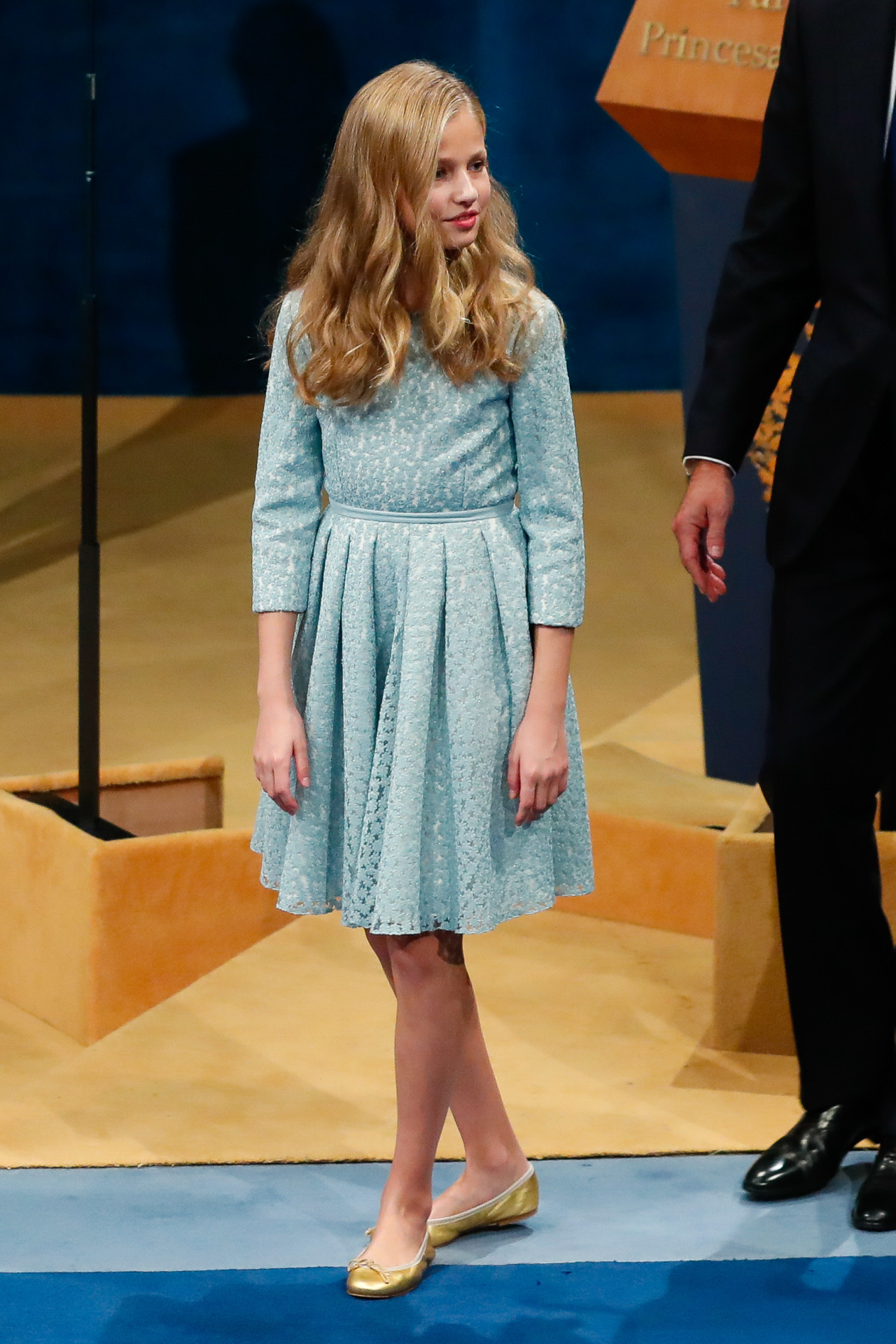La princesa Leonor preside por primera vez los Premios Princesa de Asturias, en 2019.