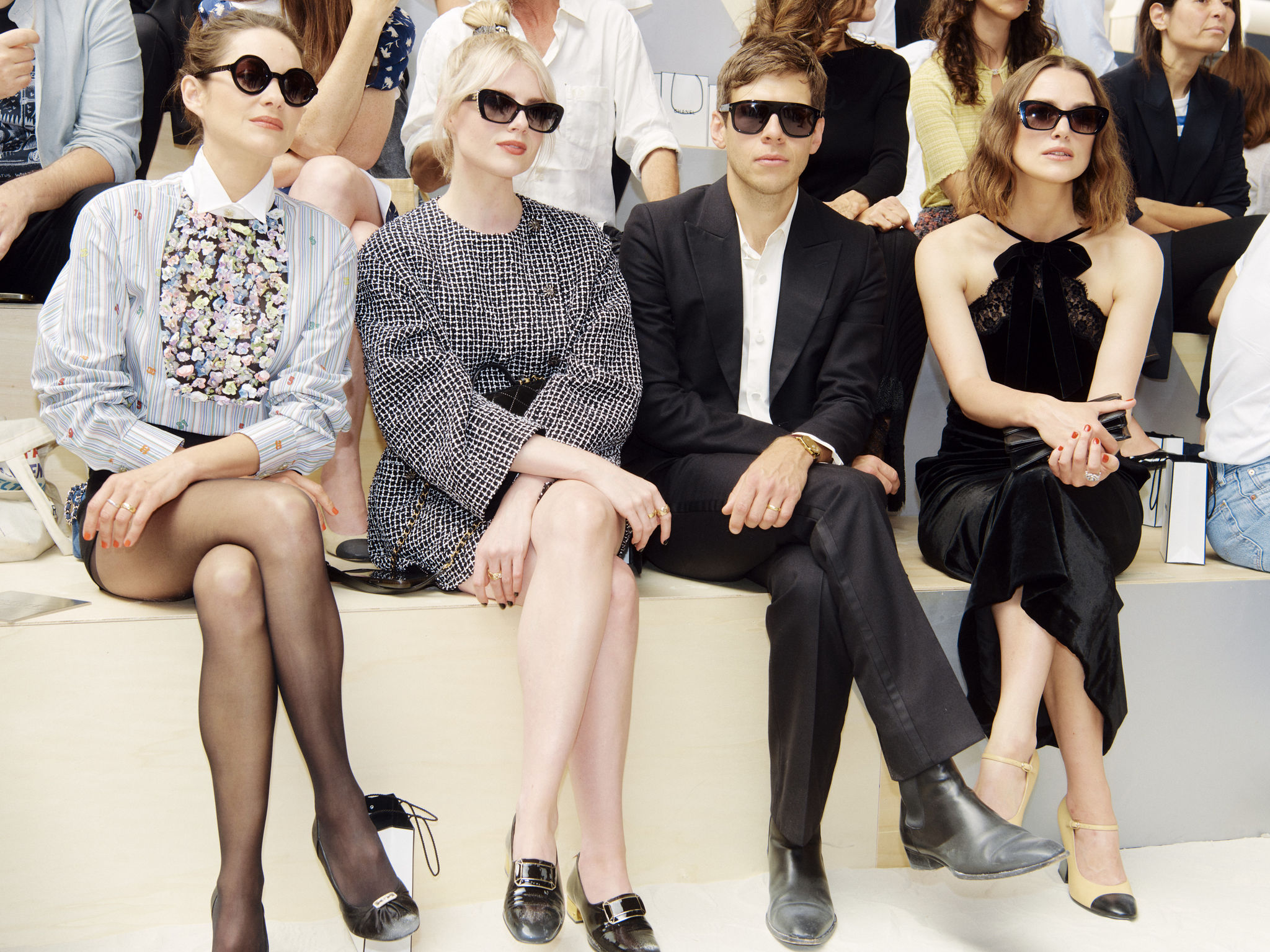 El front row en la Costura de Chanel.