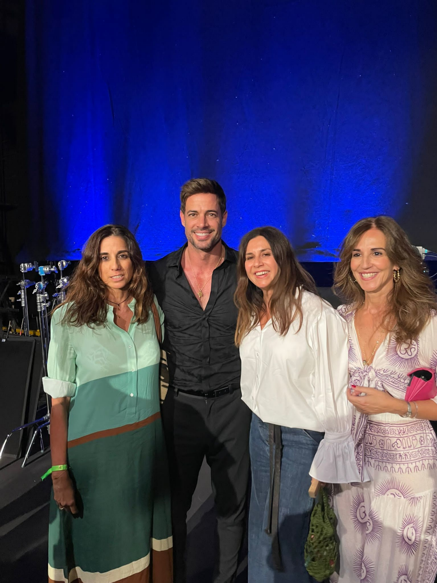 William Levy con Rocío Rey, Mercedes Ruiz-Mateos y Lucía Francesch el dia 16 de junio en Madrid.