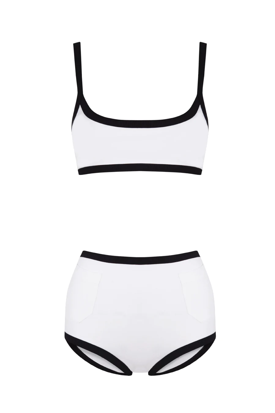 Bikini blanco y negro de Bo-Star (de 119 a 84 euros).