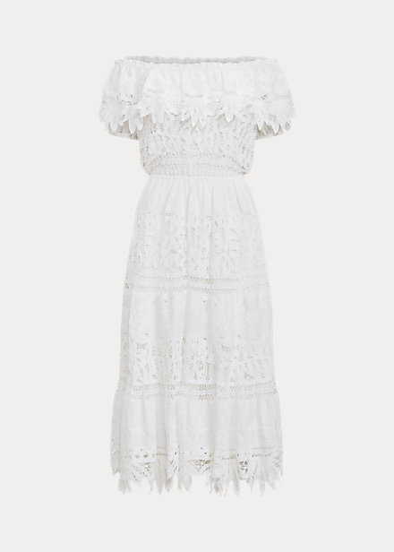 White dress.  Ralph Lauren.  (542 pounds).