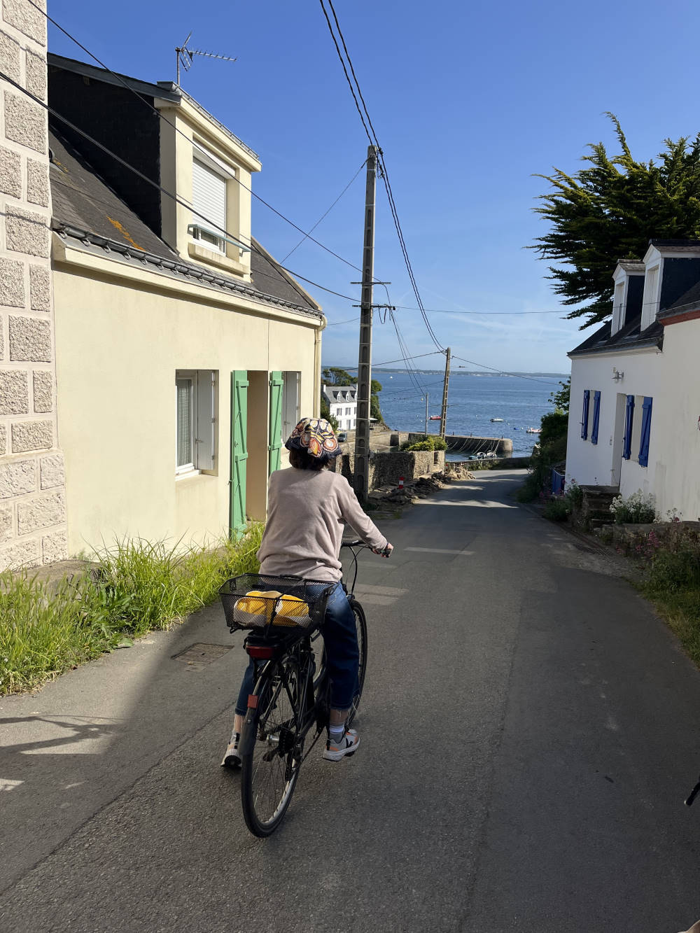 La bici es el mejor medio de transporte en la isla de Groix.