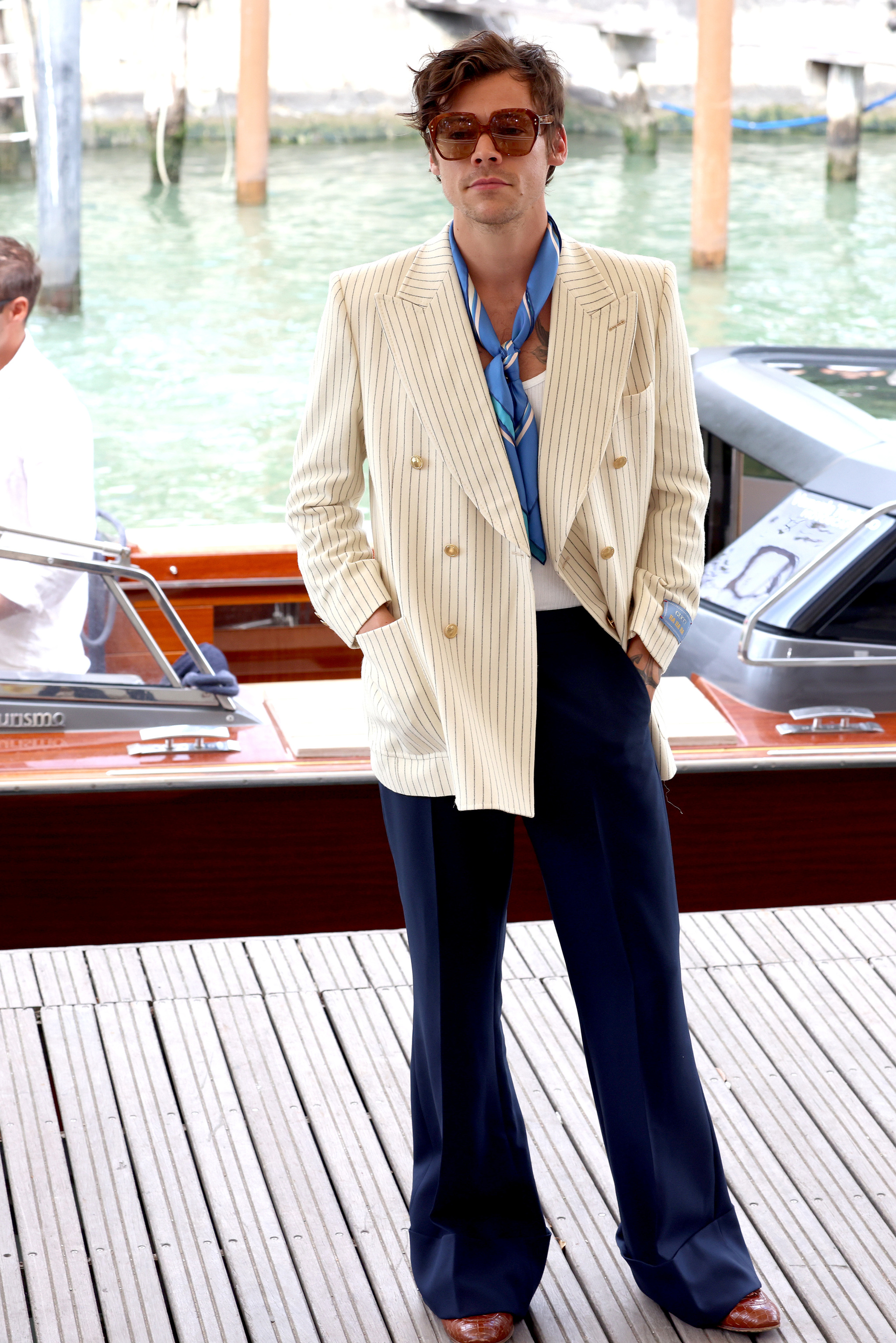 Harry Styles en el Festival de Cine de Venecia.