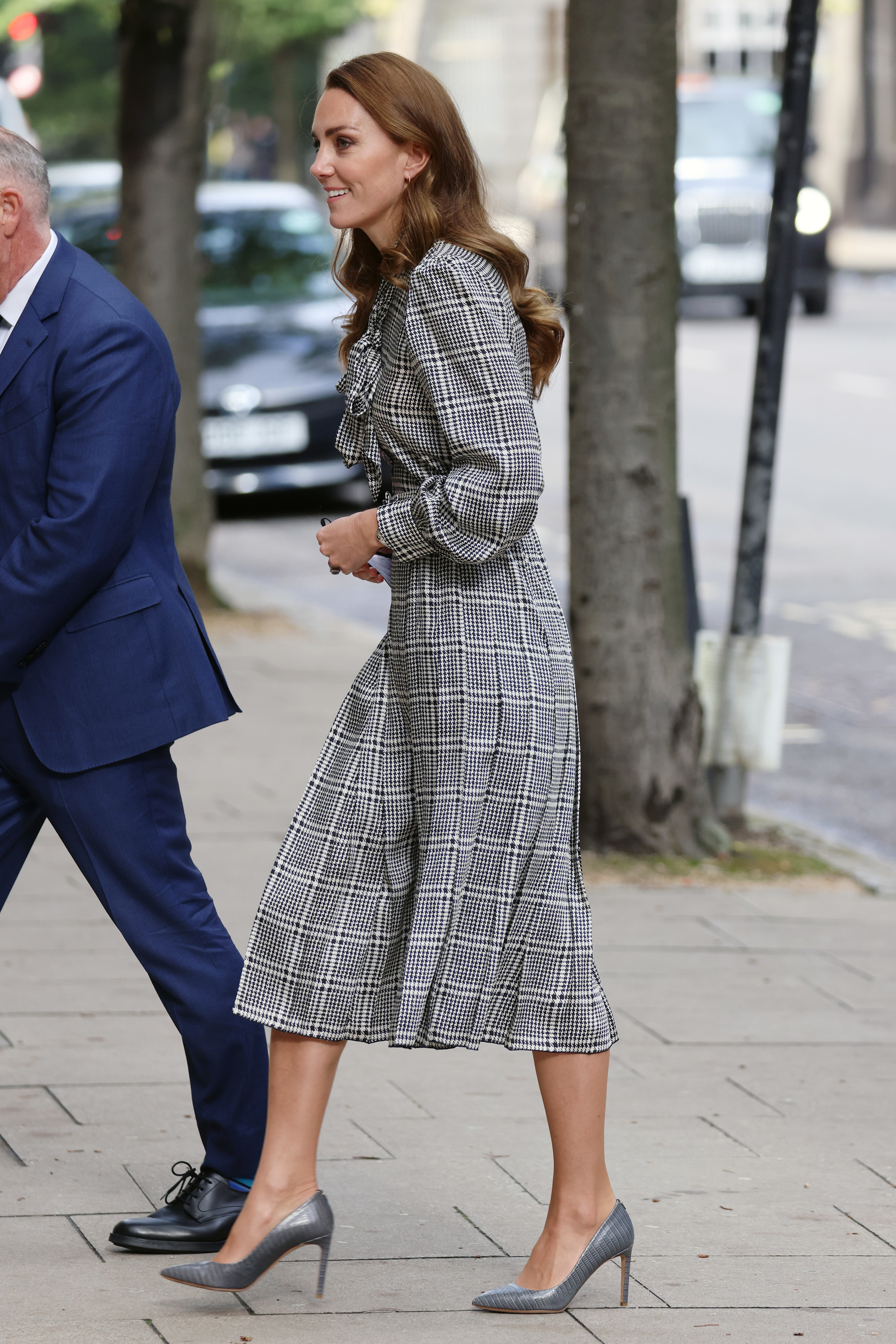 Kate Middleton con vestido de Zara.