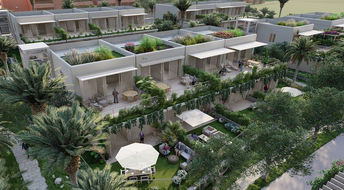 The Comm, la nueva fase del proyecto Forum del Grupo Goya completa un complejo que superará los 128.000 metros cuadrados en total, y que albergará viviendas, jardines, zonas de ocio, deportivas y comerciales, todas ellas adaptadas a residentes de edad avanzada y vida activa.