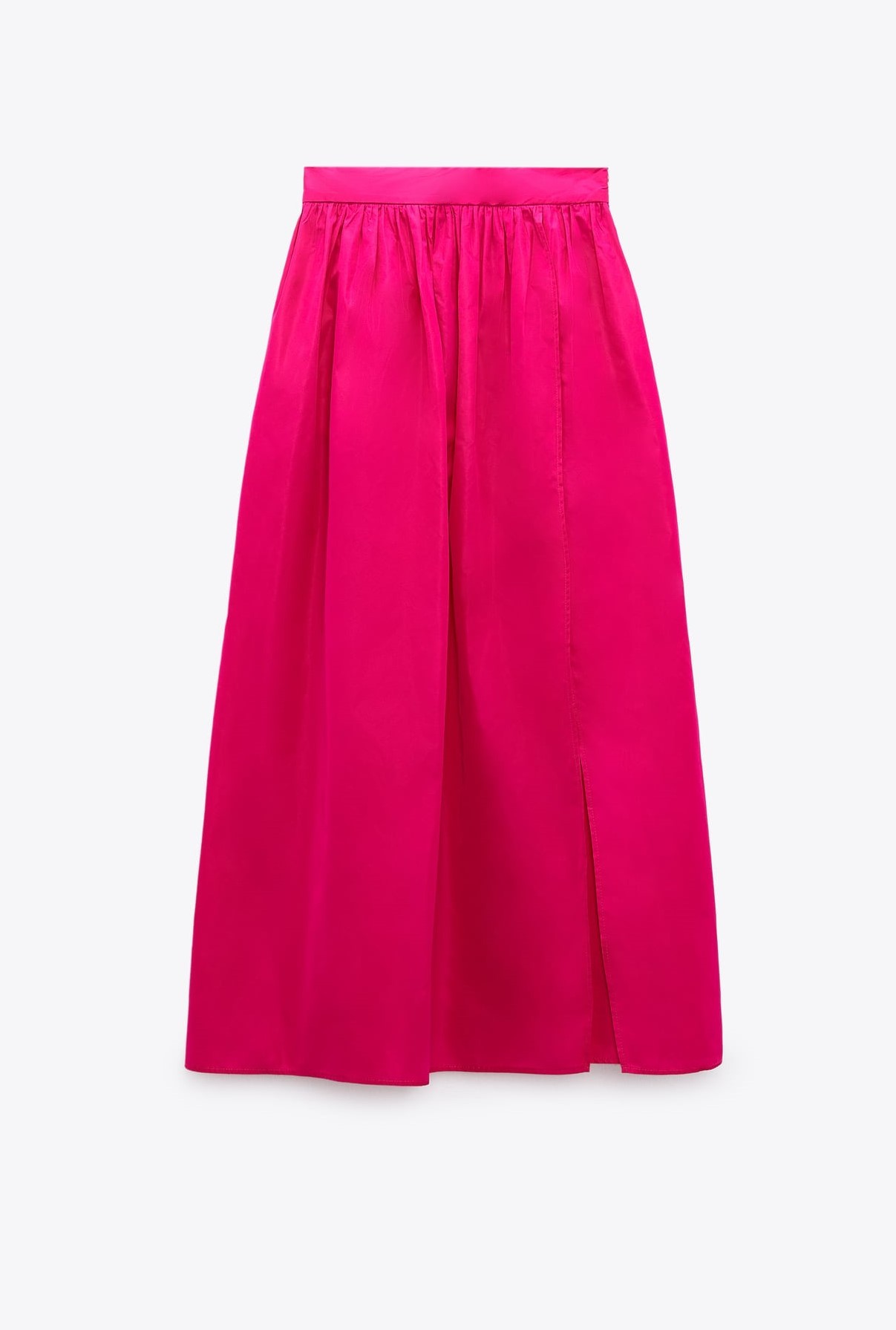 Falda rosa fucsia de Zara.