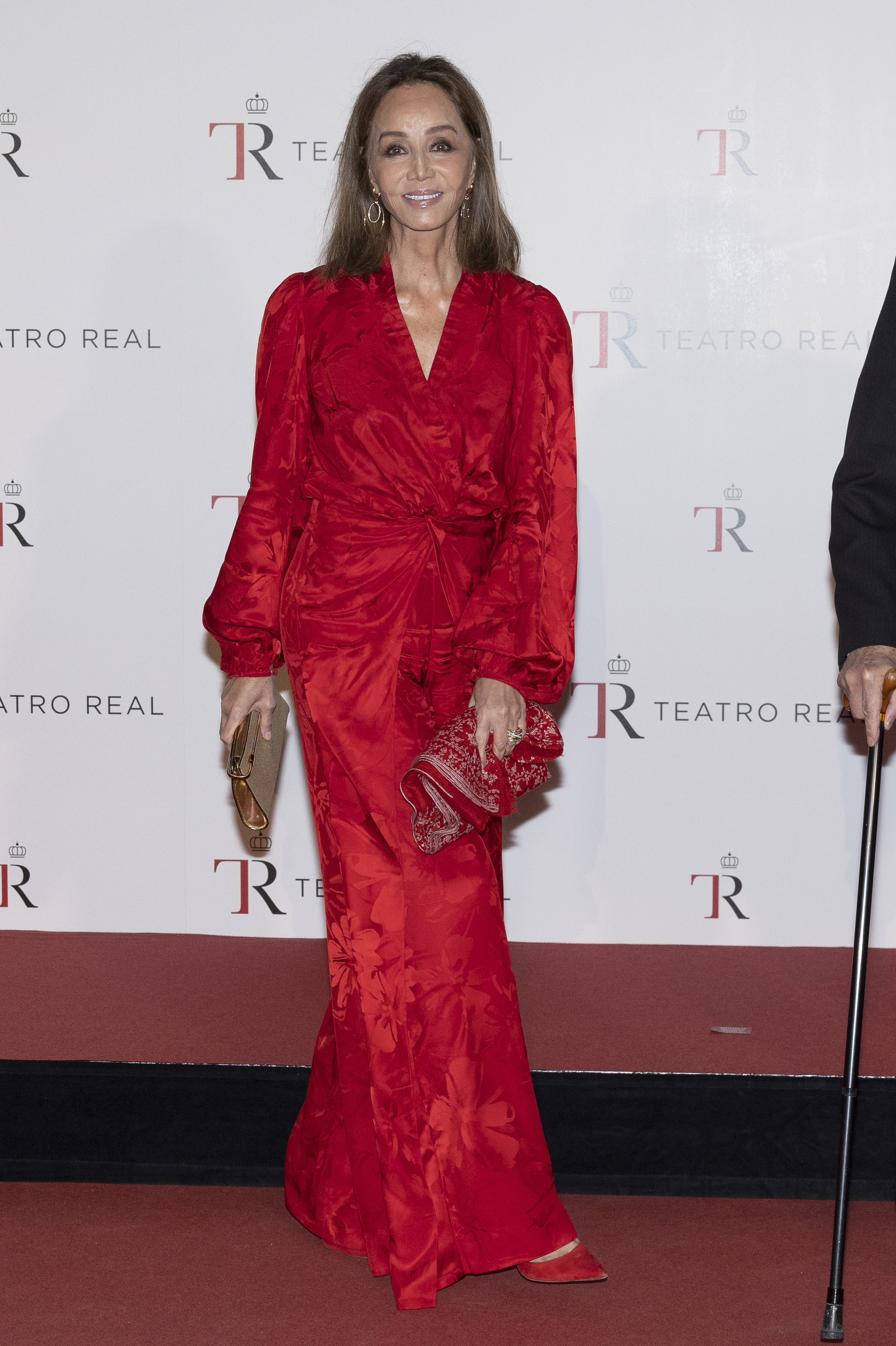 Isabel Preysler, impresionante con mono rojo de Silvia Tcherassi.