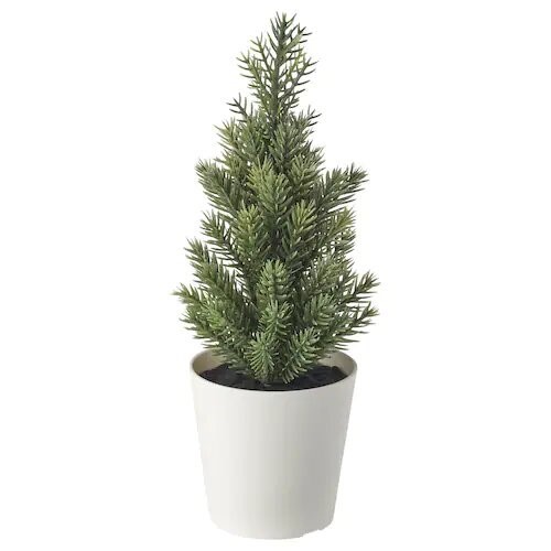 Planta artificial de árbol de Navidad de 6 centímetros de Ikea (1 euro).