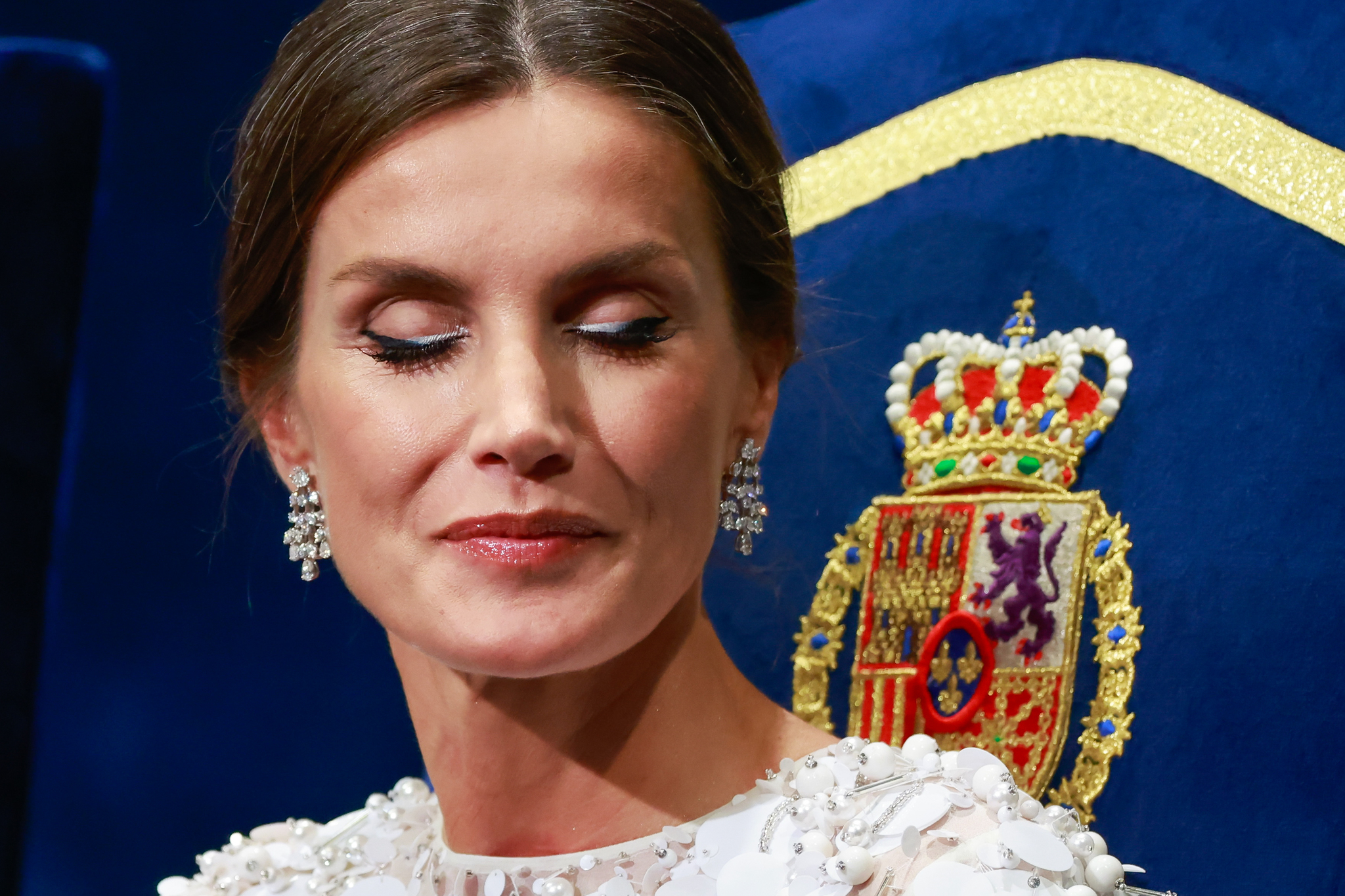 El eyeliner doble de la reina Letizia en los Premios Princesa de Asturias.