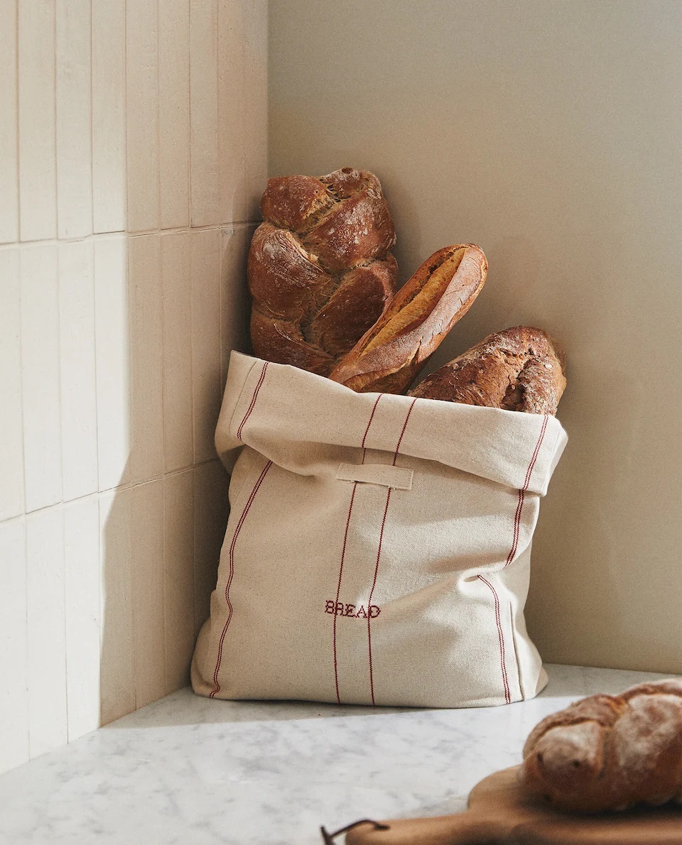 Bolsa de pan, de Zara Home.