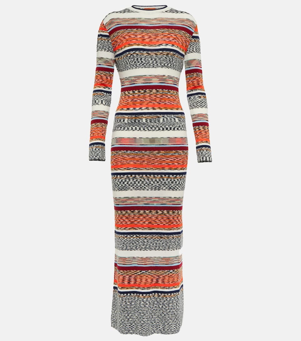 Vestido de punto con mezcla de lana, Missoni (553 euros).