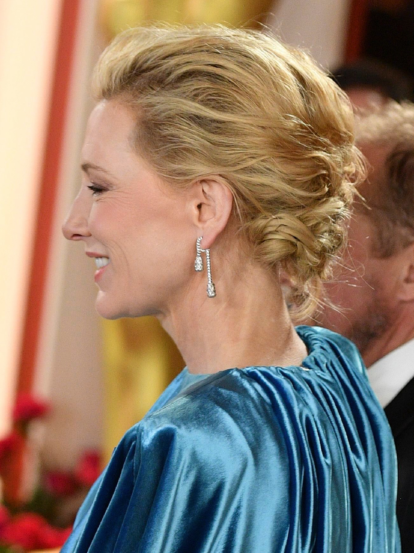Detalle del peinado de Cate Blanchett.
