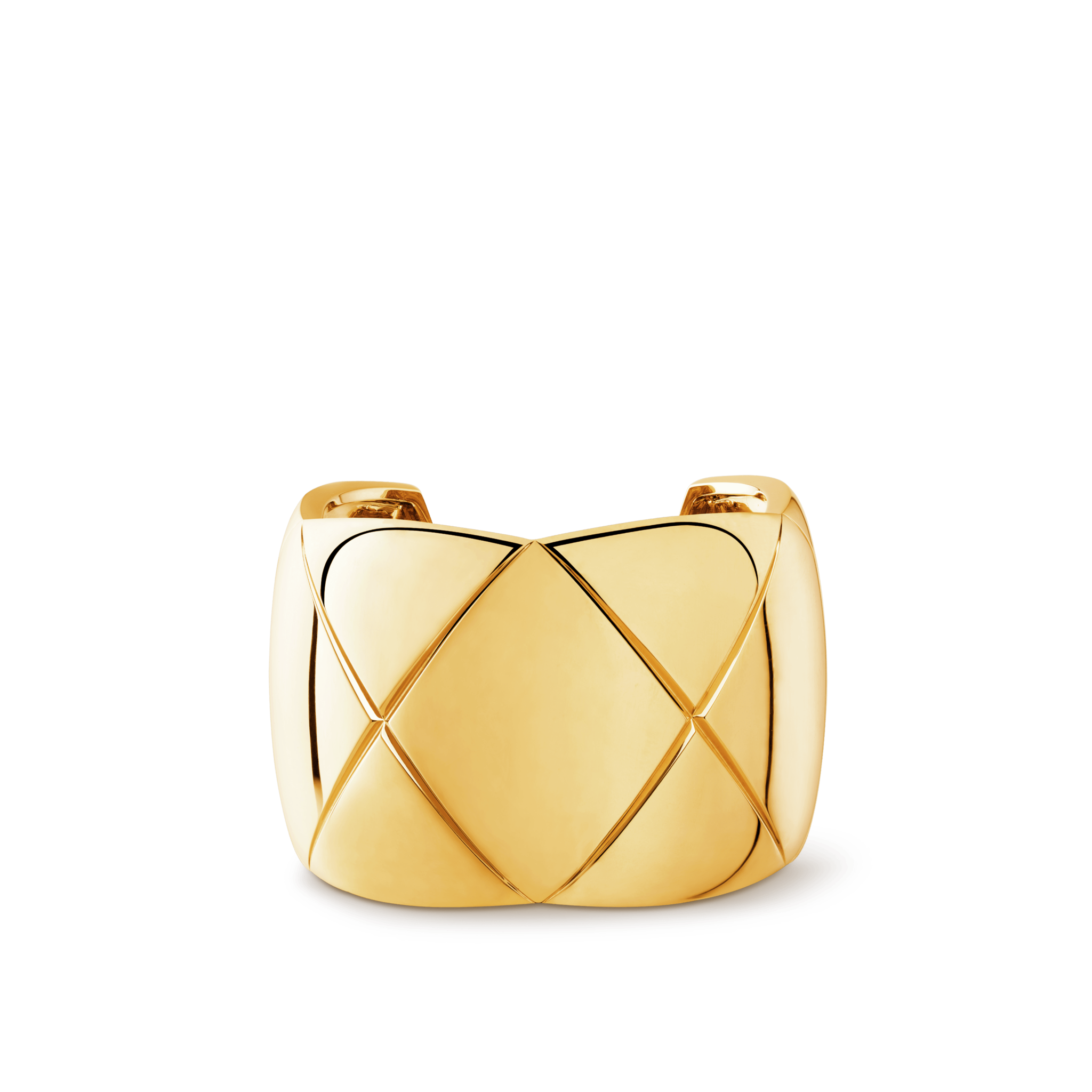 Brazalete de oro de Chanel.