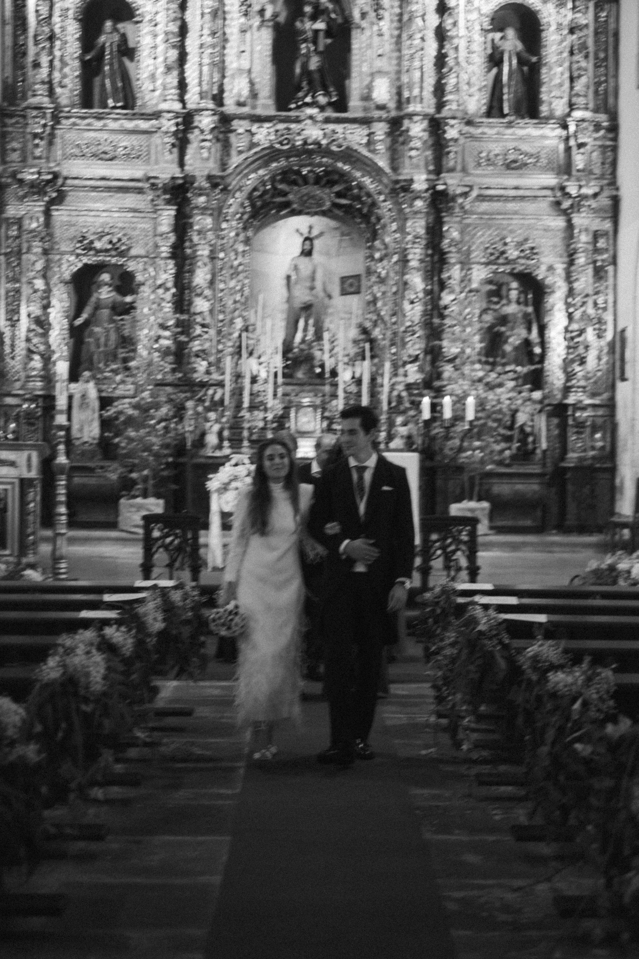La Iglesia de la Orden Tercera en La Coruña donde Elda y Nacho se casaron