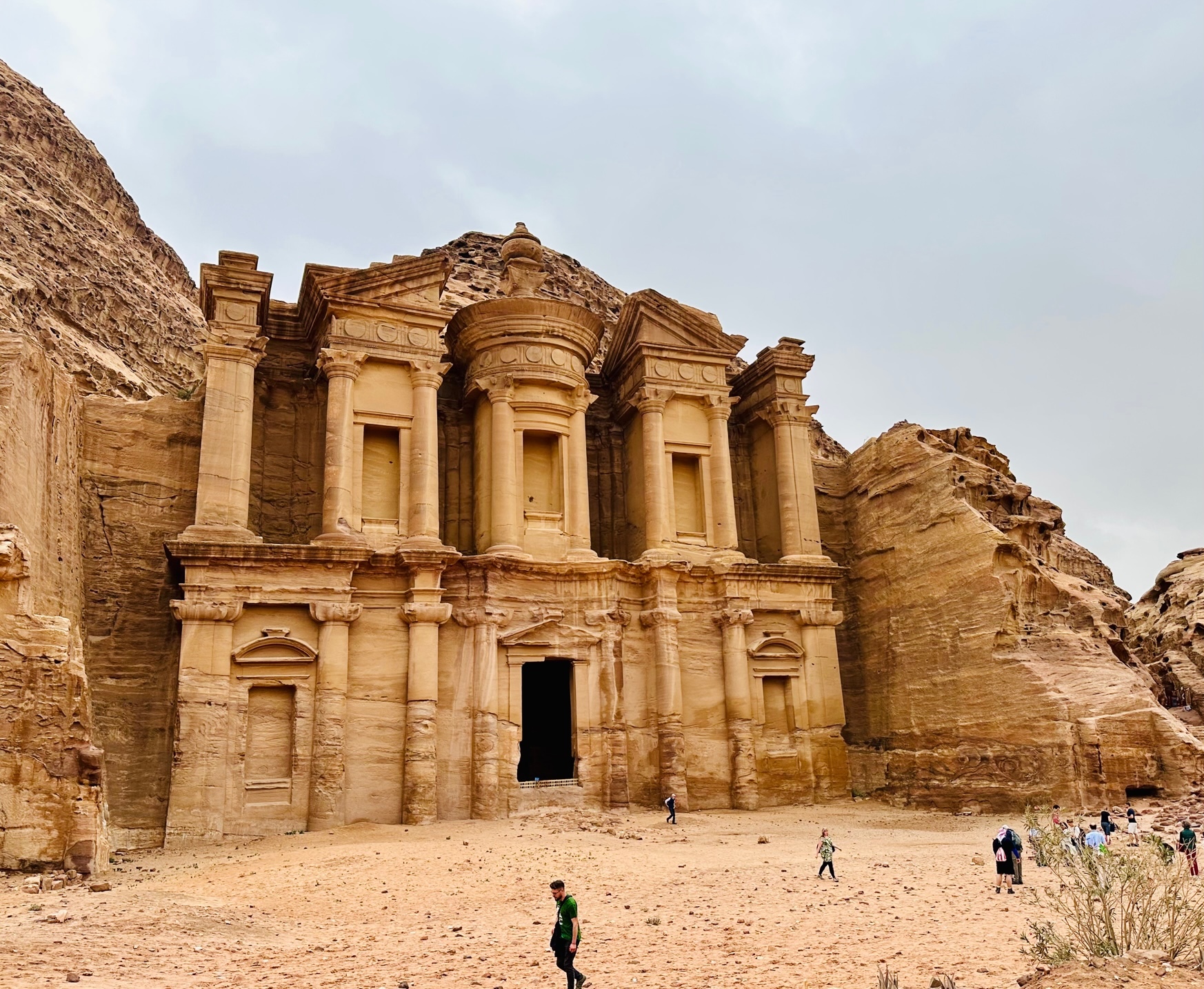 The Monastery, one of the jewels of the archaeological site of Petra, in Jordan.