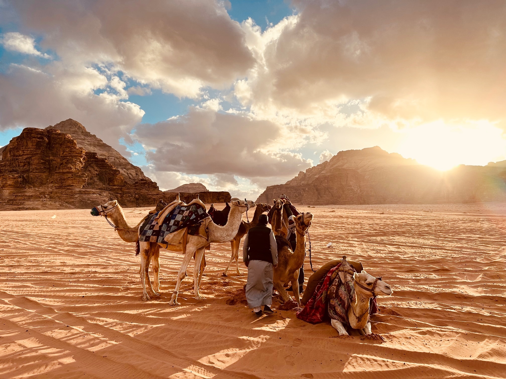 Desierto de Wadi Rum, en Jordania.
