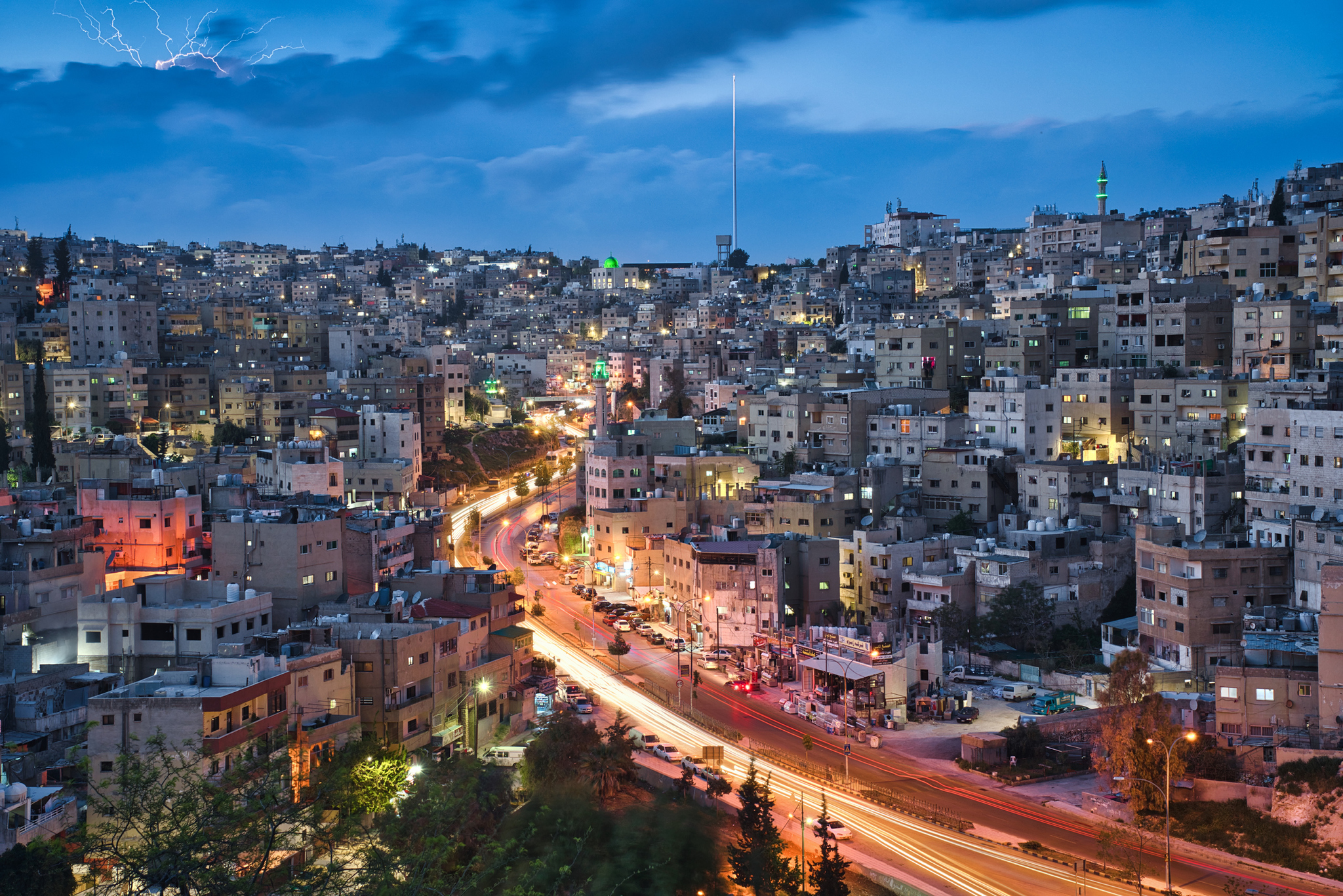 Ammán, la capital  cosmopolita y abierta de Jordania.