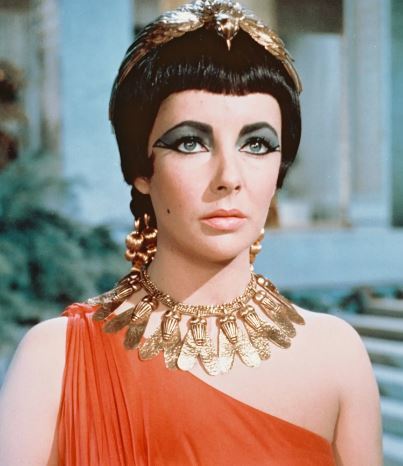 Elizabeth Taylor en "Cleopatra", en 1963.