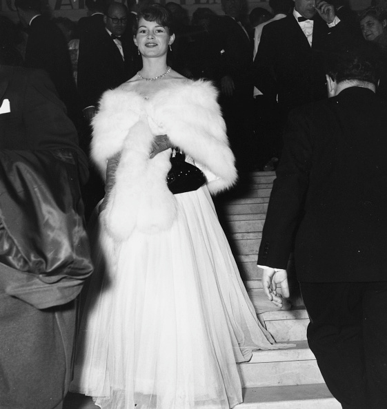 Brigitte Bardot durante el festival de cine de Cannes de 1953.