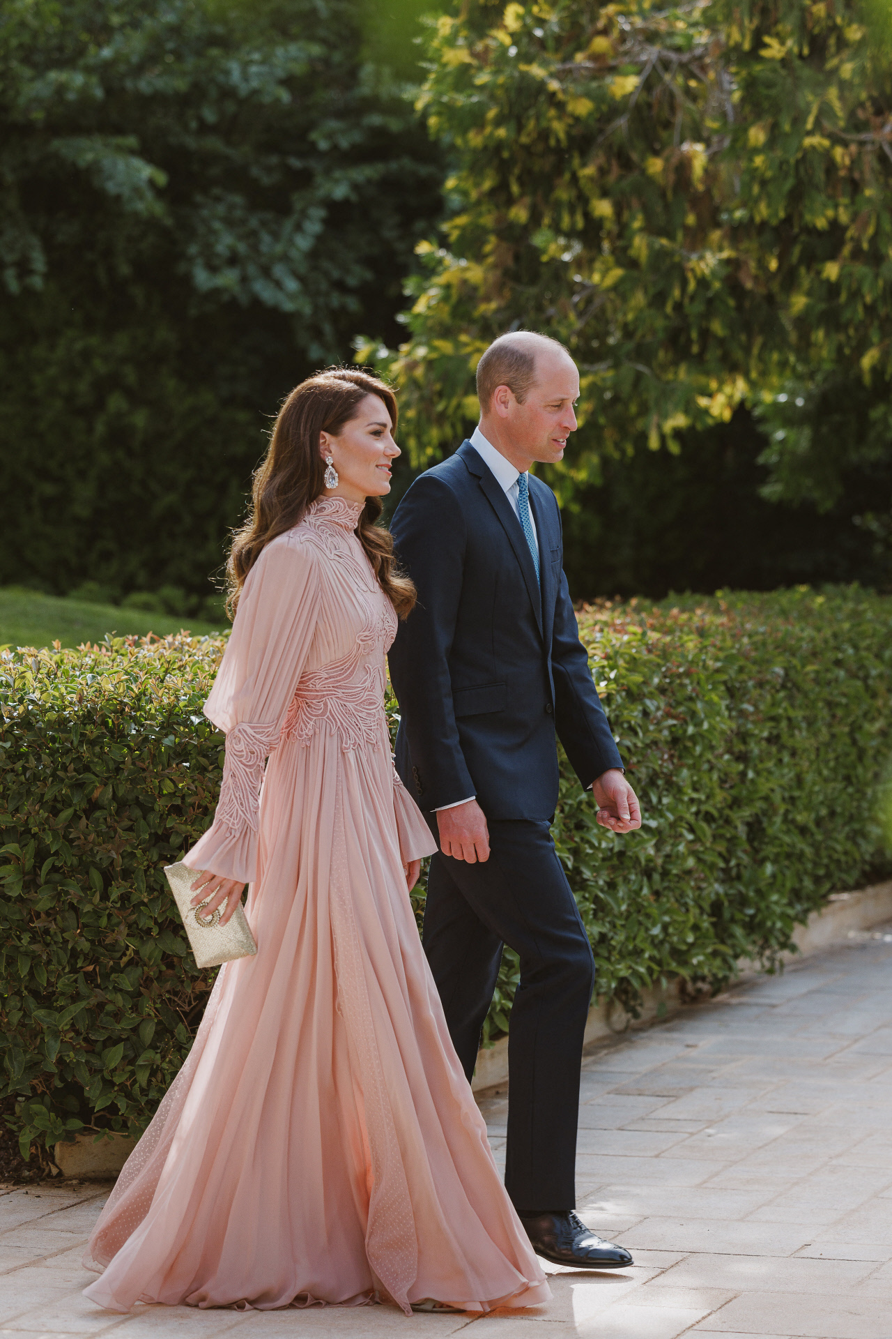 El vestido de invitada de Kate Middleton en la boda de Hussein de Jordania.