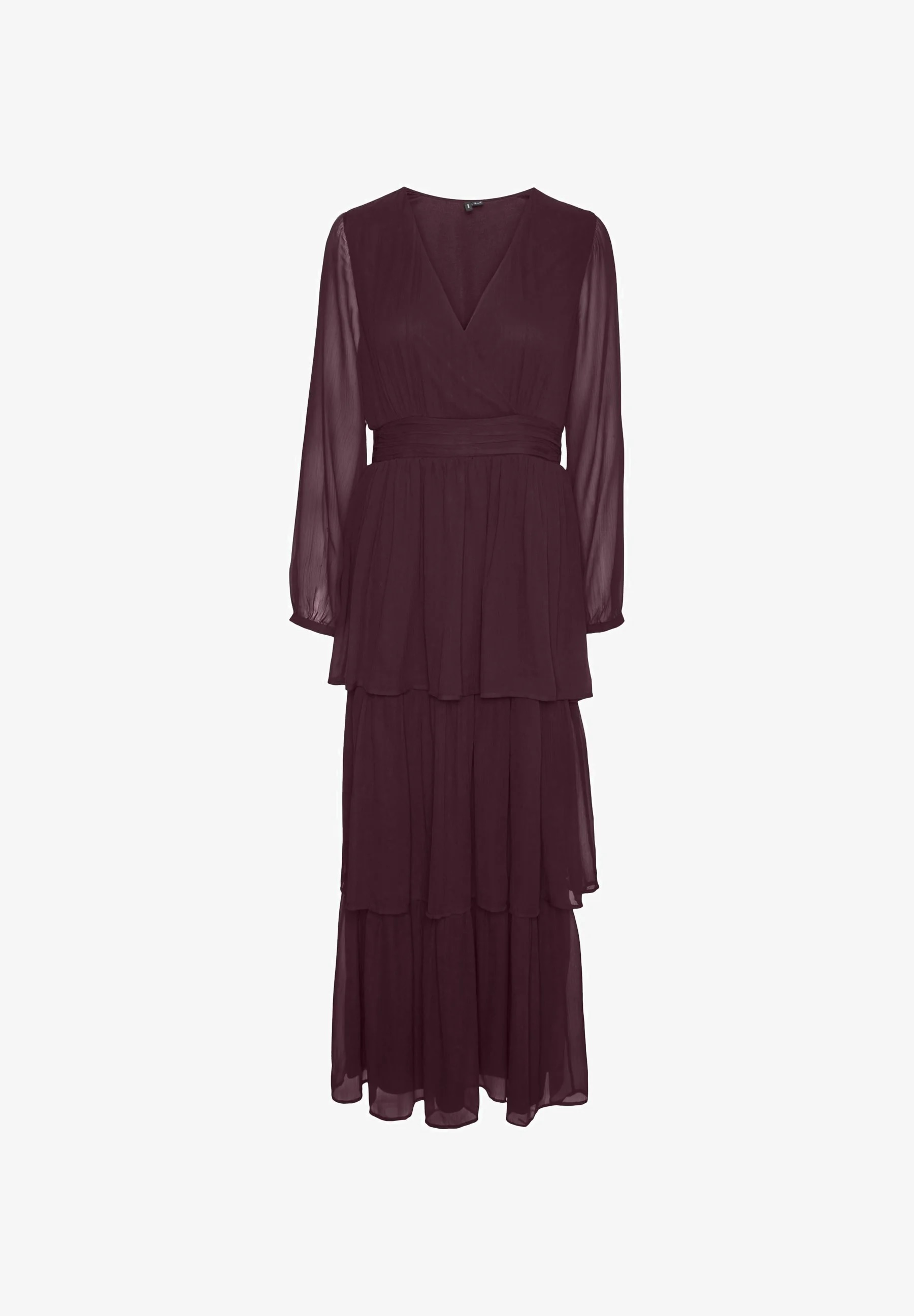 Vestido largo plisado de Vero Moda por 54,99 euros.