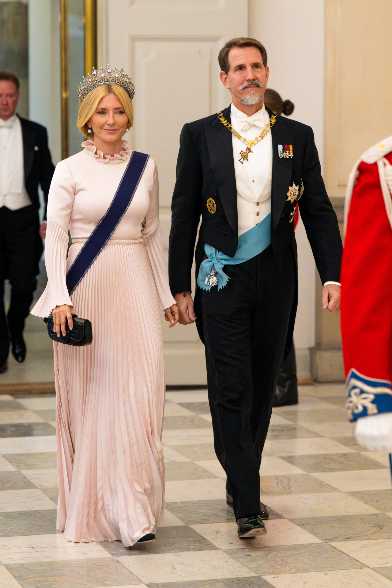 Los príncipes Marie Chantal y Pablo de Grecia.