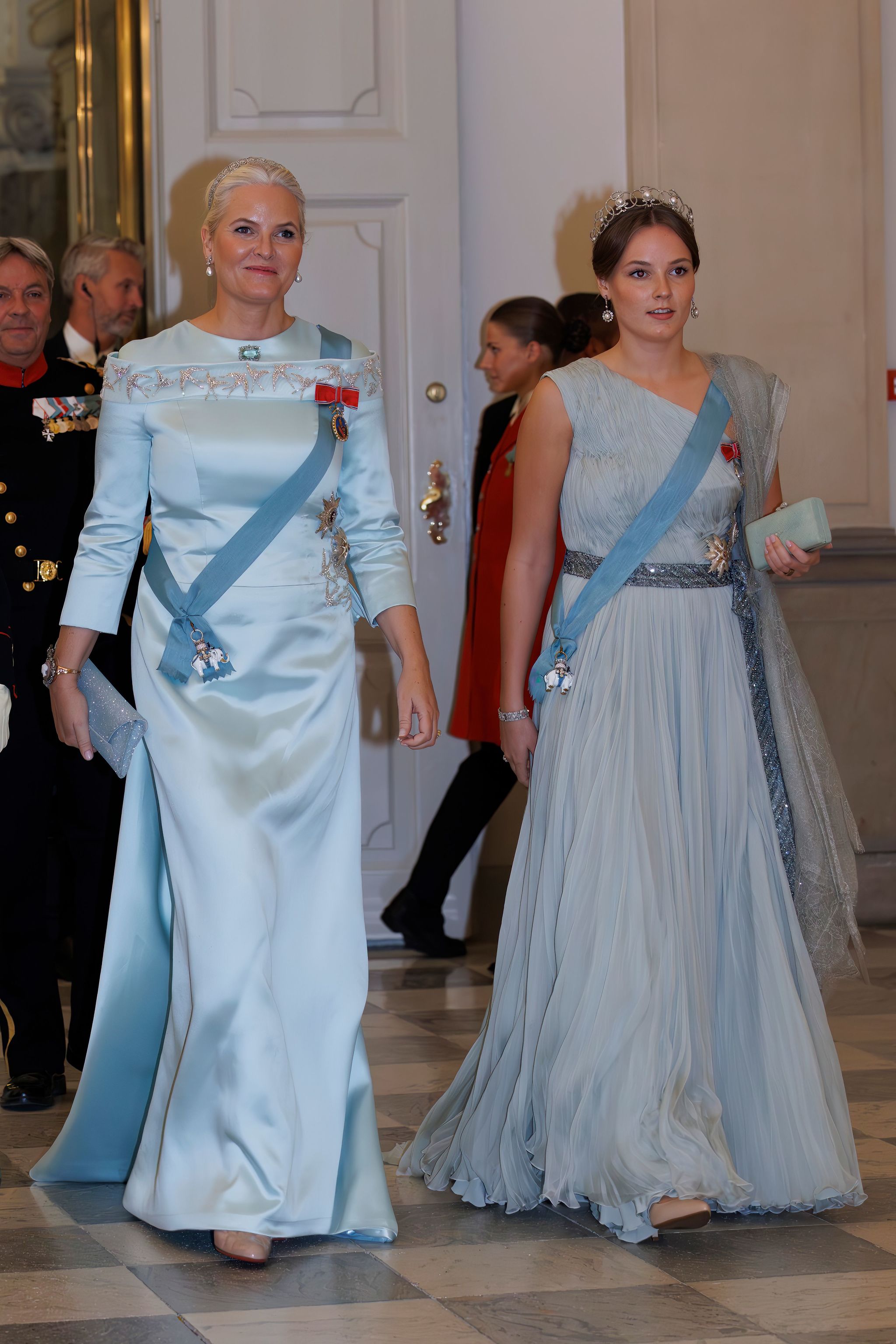 La princesa Mette Marit con su hija Ingrid de Noruega.