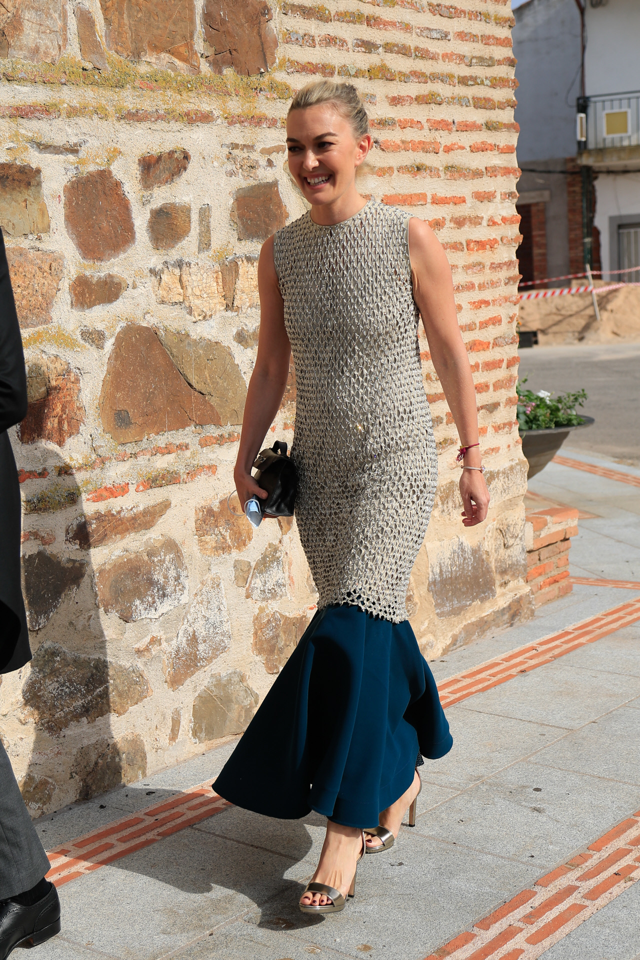 Marta Ortega, invitada de boda con un vestido de Valentino.