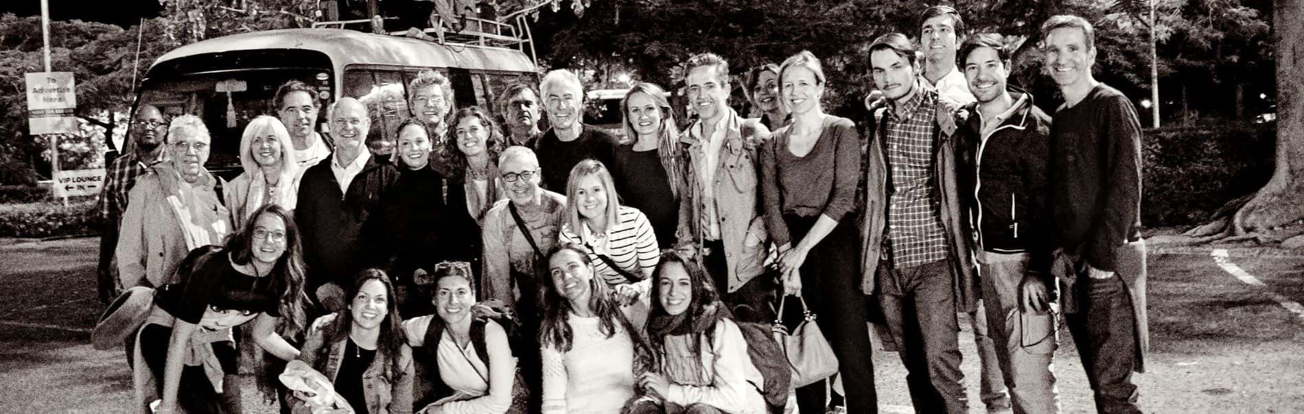 El equipo de voluntarios que fue a Moshi en 2009, entre los que se encontraban dos compañeros de TELVA.