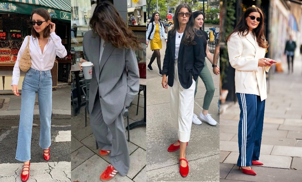 ¡Alerta tendencia! Este es el zapato que eleva cualquier look (gracias a la teoría del rojo inesperado) y este es el truco para que funcione