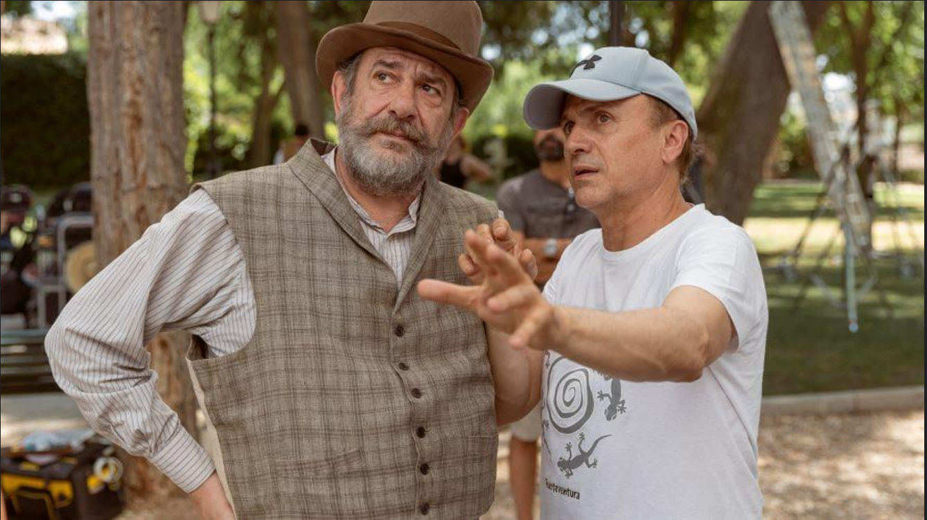 José Mota y Karra Elejalde en la película Arriba Tutto