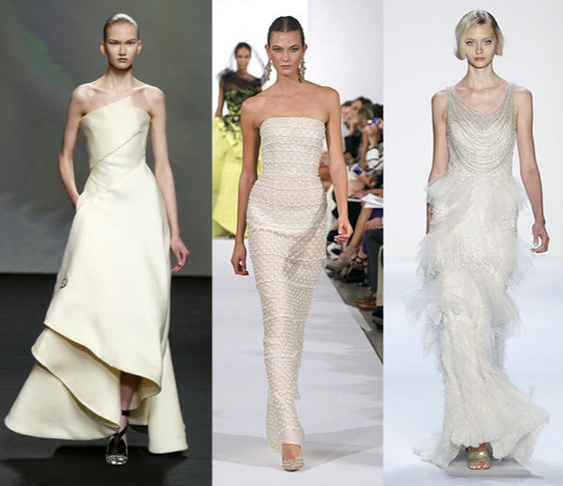 Globos de Oro - Dior Haute Couture AW1314, Oscar De La Renta SS14, Bagdley Mischka SS14