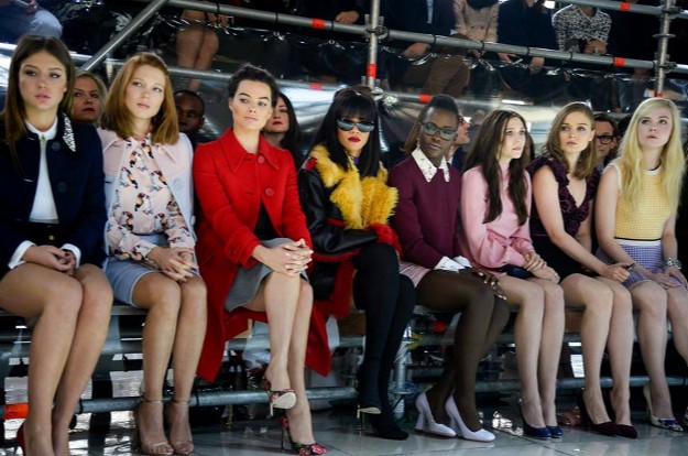 Adèle Exarchopoulos, Léa Seydoux, Margot Robbie, Rihanna, Lupita Nyong'o y Elizabeth Olsen 