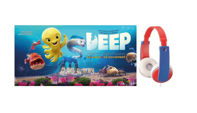 Consigue con Deep, la película de animación de este otoño, unos auriculares de JVC