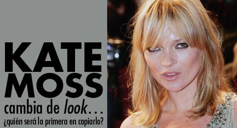 Kate Moss cambia de look