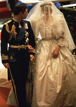 La boda entre el Prncipe Carlos y la Princesa Diana fue por la religin anglicana, religin que no contempla nuestro Cdigo Civil. (Foto:AP)