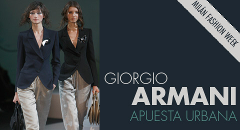 Milan Fashion Week Primavera-Verano 2009. Giorgio Armani