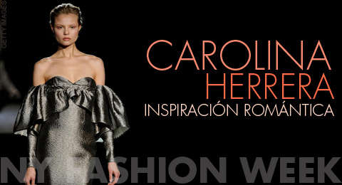 New York Fashion Week. Otoo-invierno 2009-10. Carolina Herrera