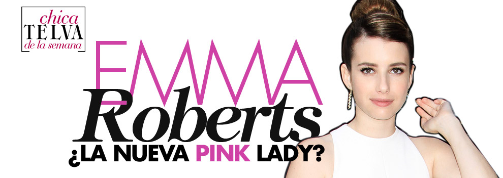 El estilo pink & white de Emma Roberts