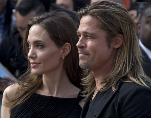 Angelina Jolie en la presentacin de la pelcula de Brad