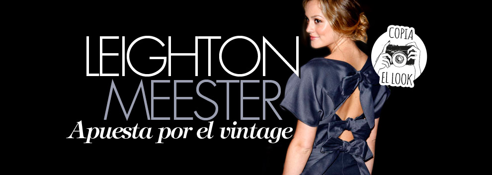 Leighton Meester y su YSL vintage