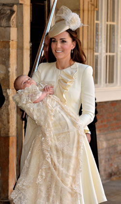 Kate Middleton en el bautizo del Prncipe George - TELVA