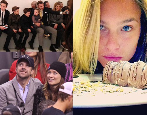 La semana familiar y los momentos más divertidos de las<em> celebrities</em>